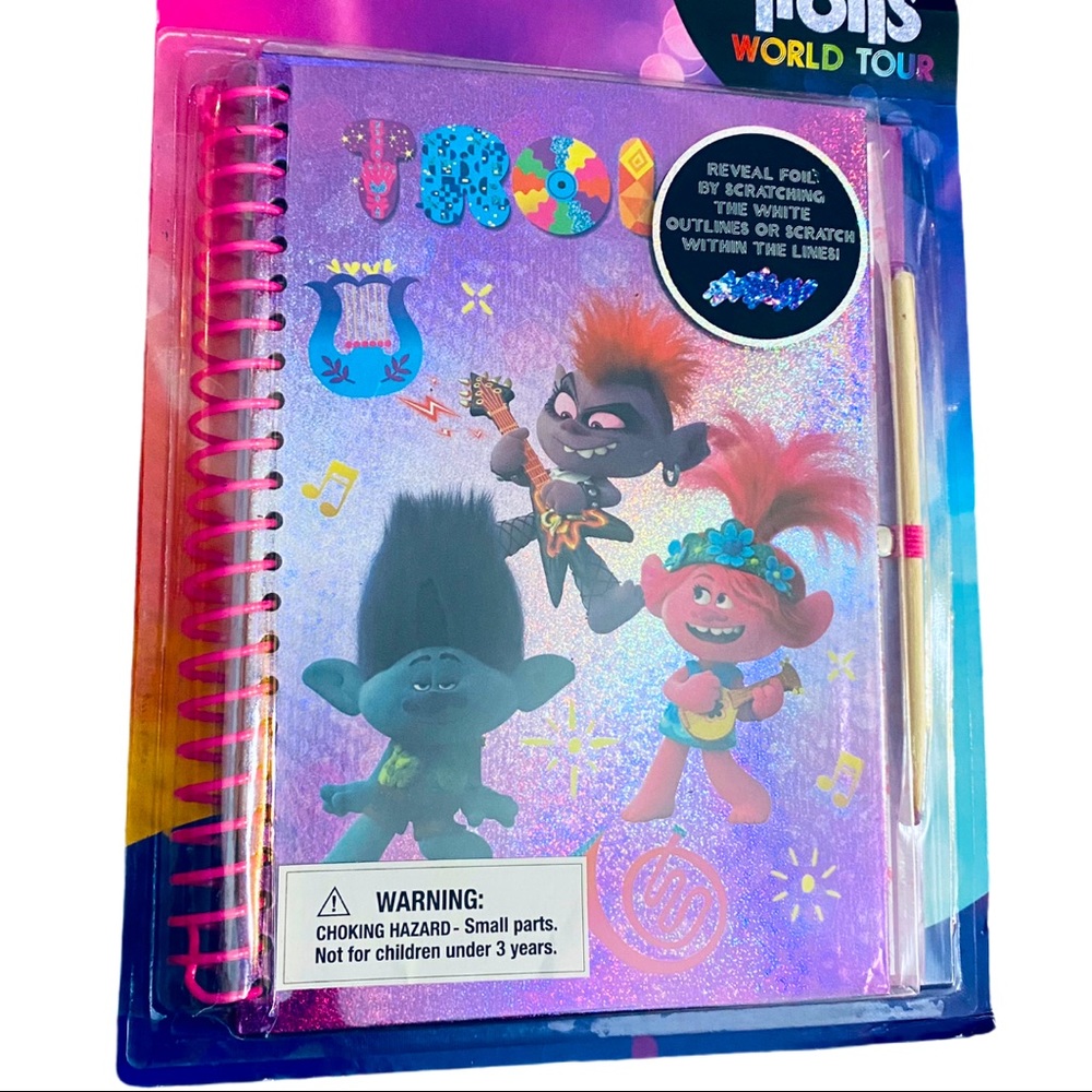 New Trolls Scratch & Sniff Sticker Journal - Picture 9 of 9